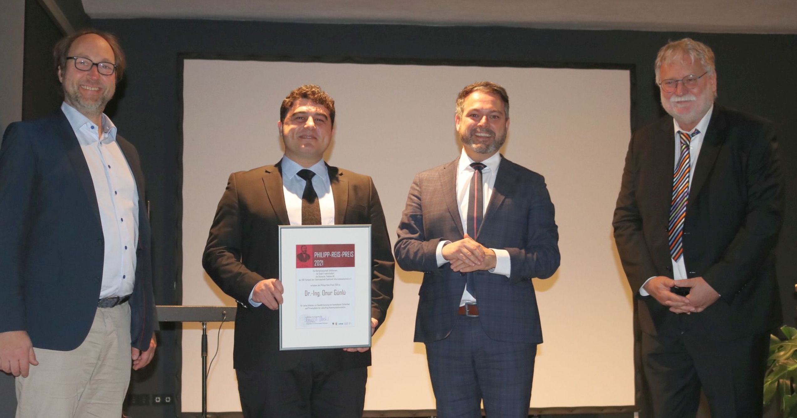 Johann-Philipp-Reis Award for Dr. Onur Günlü