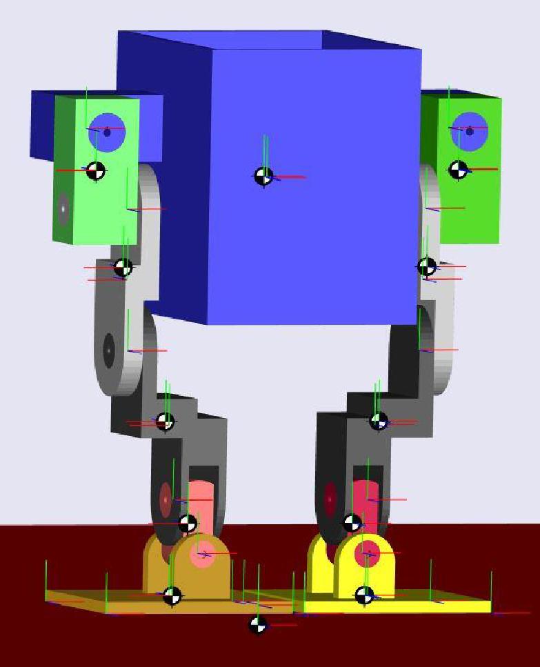 Stretched Knee POSE Solidworks