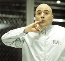 Dr. Evil (Mike Myers) stars in New Line Cinema�s comedy